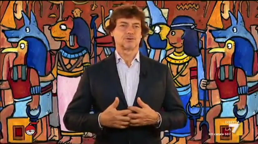 Chroma Key con Alberto Angela per La7